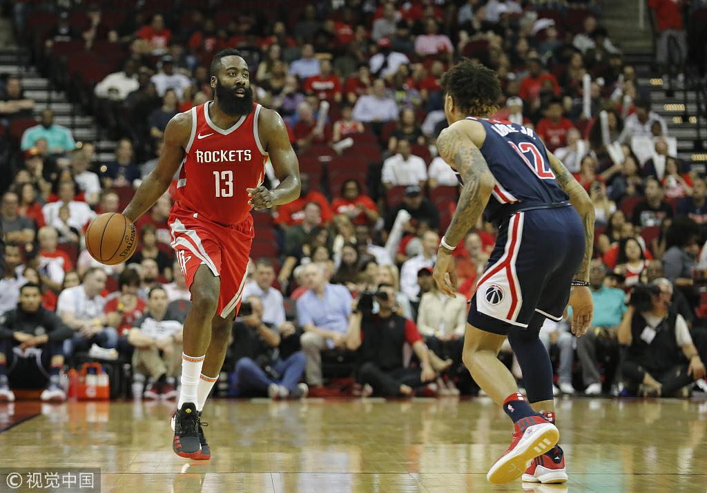 天津队轻取骑士，哈登扛起全队